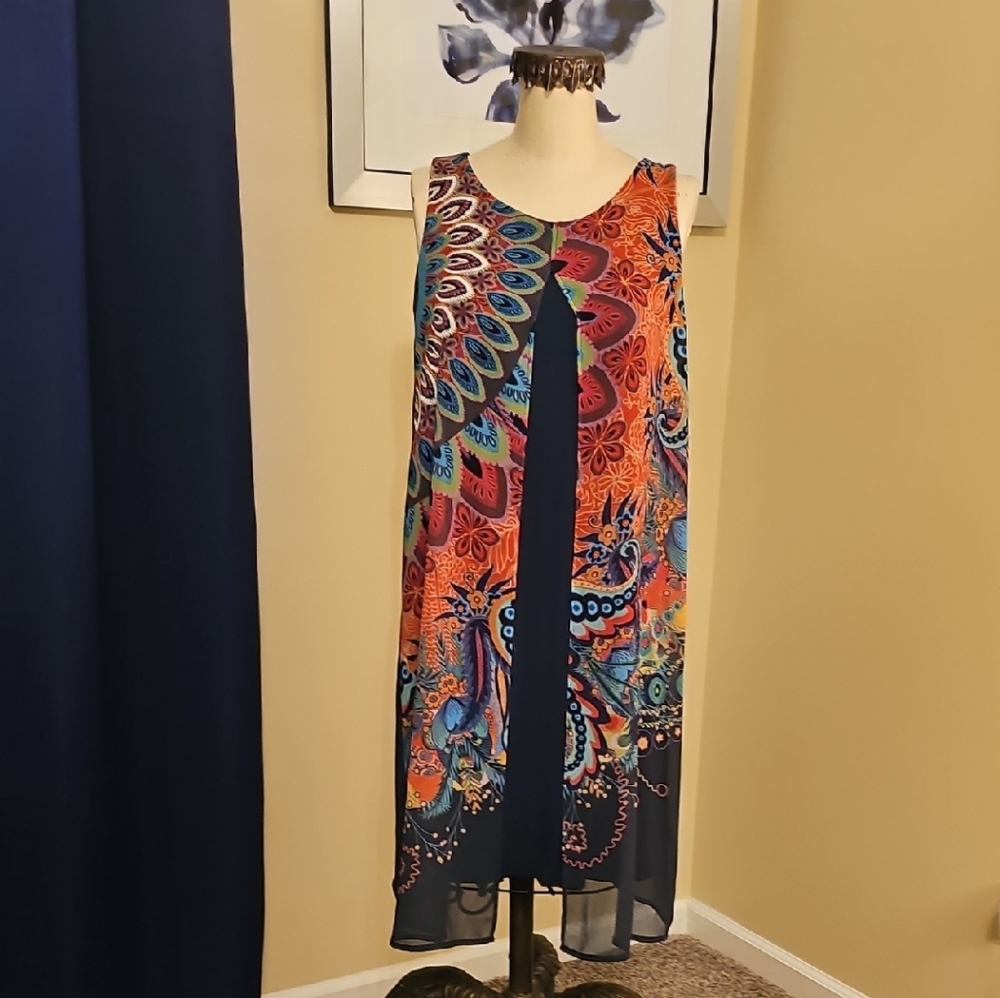 Desigual Multicolor Patterned Dress